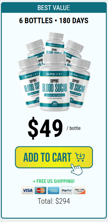GLPro Blood Sugar Support -180-day – order now 